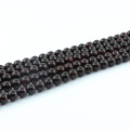 L-0058 Charm Garnet Natural Gemstone Loose Smooth Round Beads Bulk Supplies